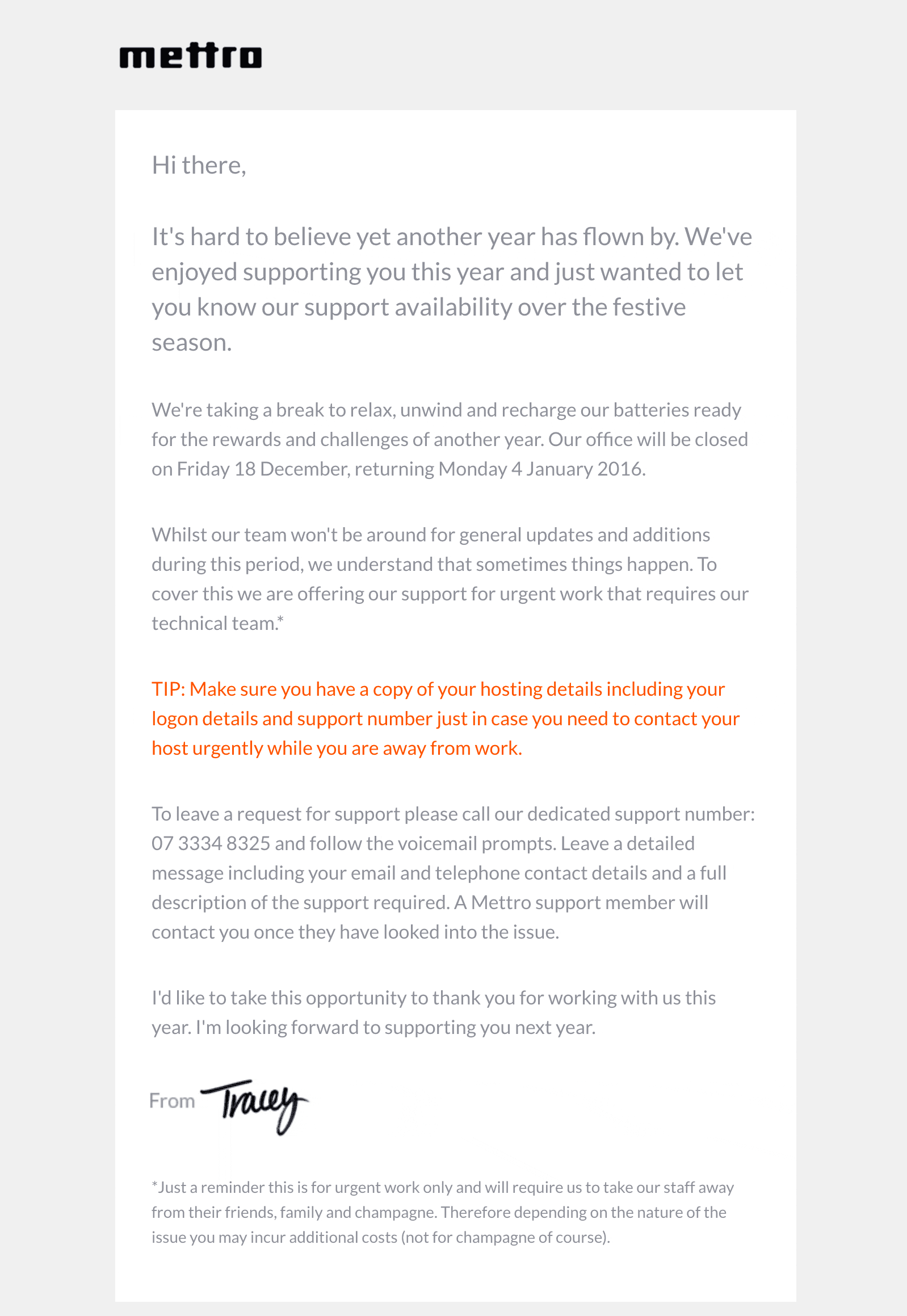 mettro-support-shutdown