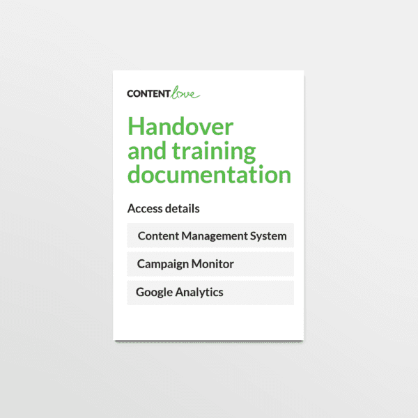 cl-product-handover-and-training-documentation