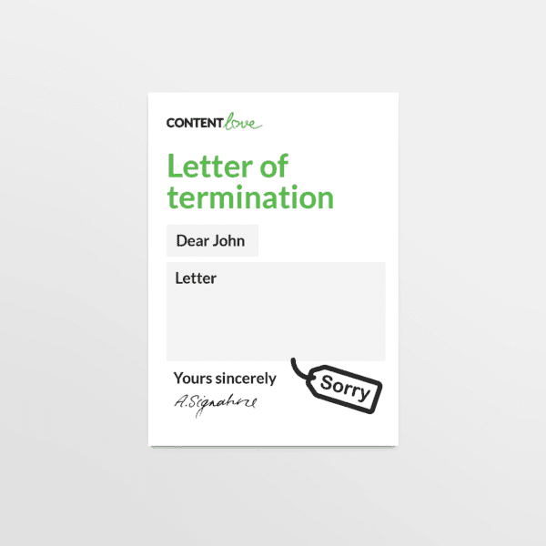 cl-product-letter-termination
