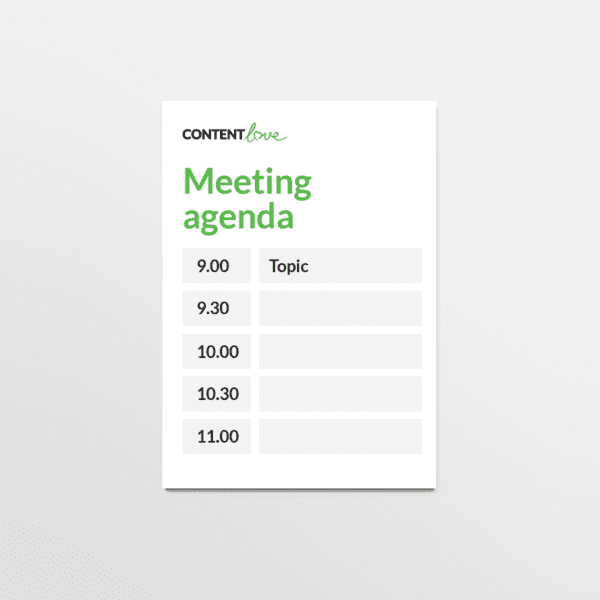 cl-product-meeting-agenda